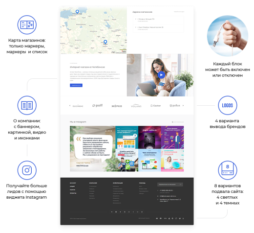 Аспро Максимум + 1С-Битрикс24: Интернет-магазин + CRM